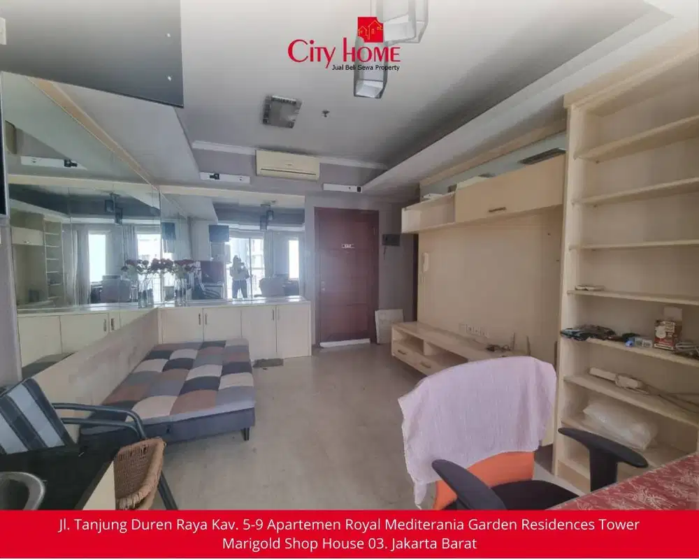 Apartemen Royal Mediterania 2BR + Storage Room – Lengkap & Nyaman