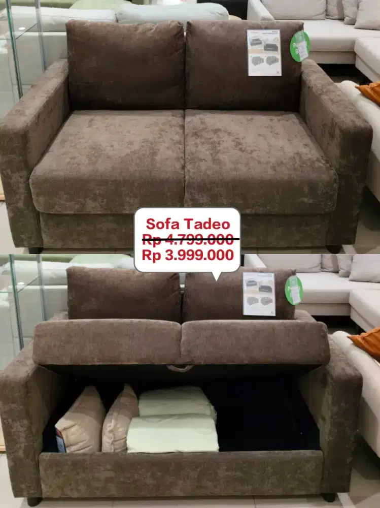 Sofa Tadeo with Storage