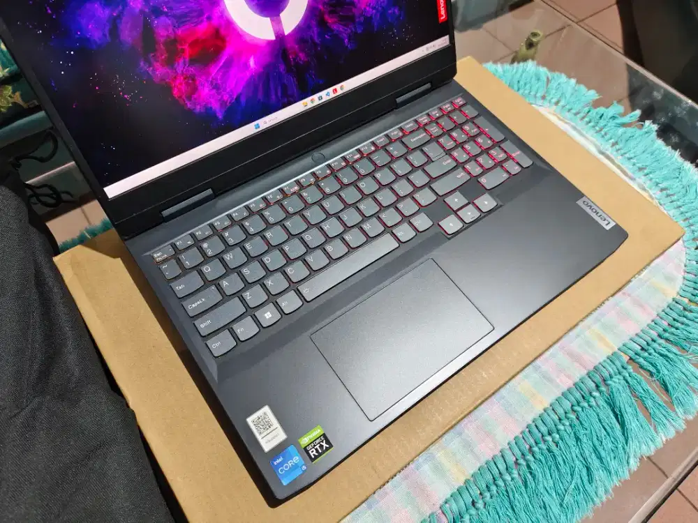 Laptop lenovo IP gaming 3 15iah7 i5 12450H 16/512 RTX3050 100%srgb