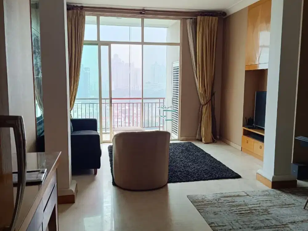 Dijual Apartemen Senayan Residence furnish 3BR uk 145m at Jakarta Selatan