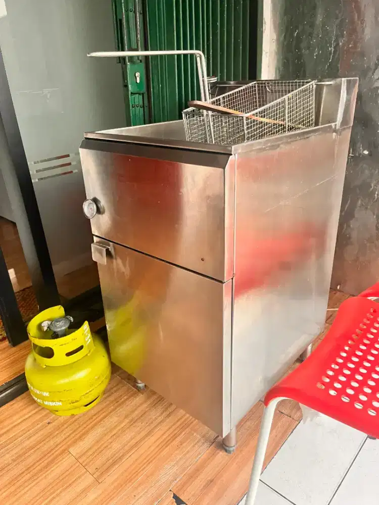 Deepfryers kompor & penggorengan (1 set) saringan