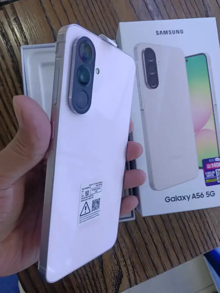 Samsung a56 8/256 pink resmi sein