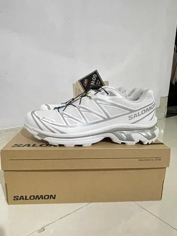 Dijual Sepatu Salomon XT 6 goretex white silver