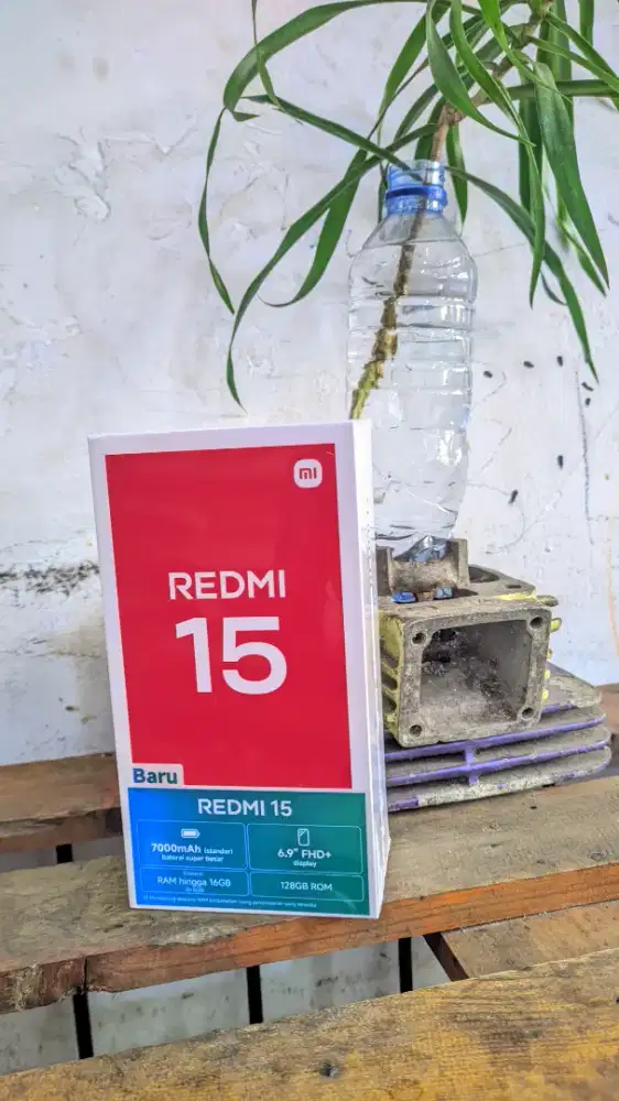 Xiaomi redmi 15 kondisi baru  (garansi resmi)
