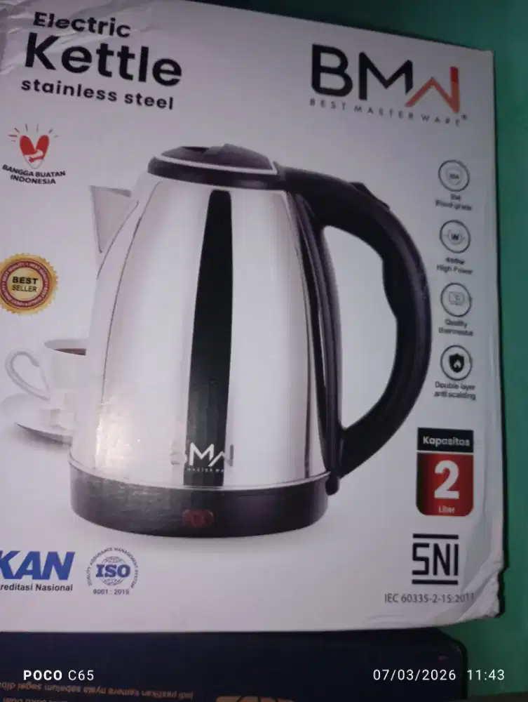 Kettle listrik baru