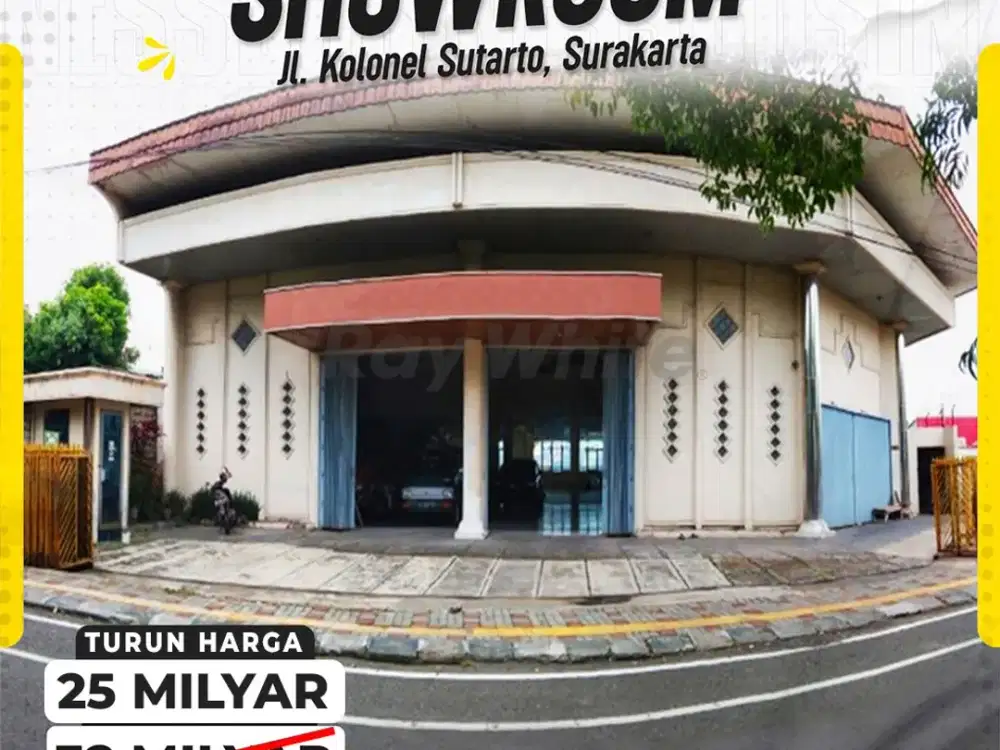 Dijual Ruang Usaha 3Lantai Jalan Utama kolonel Sutarto Jebres Solo