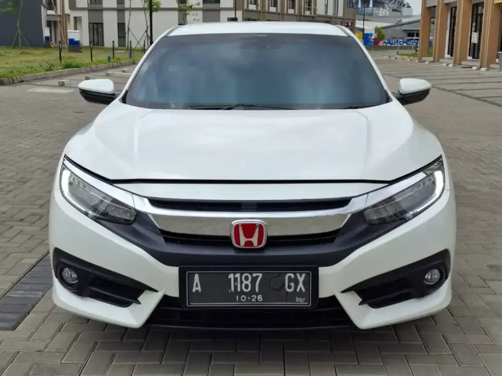 [ LOW KM 27rb ] Civic Sedan AT 2016 Putih
