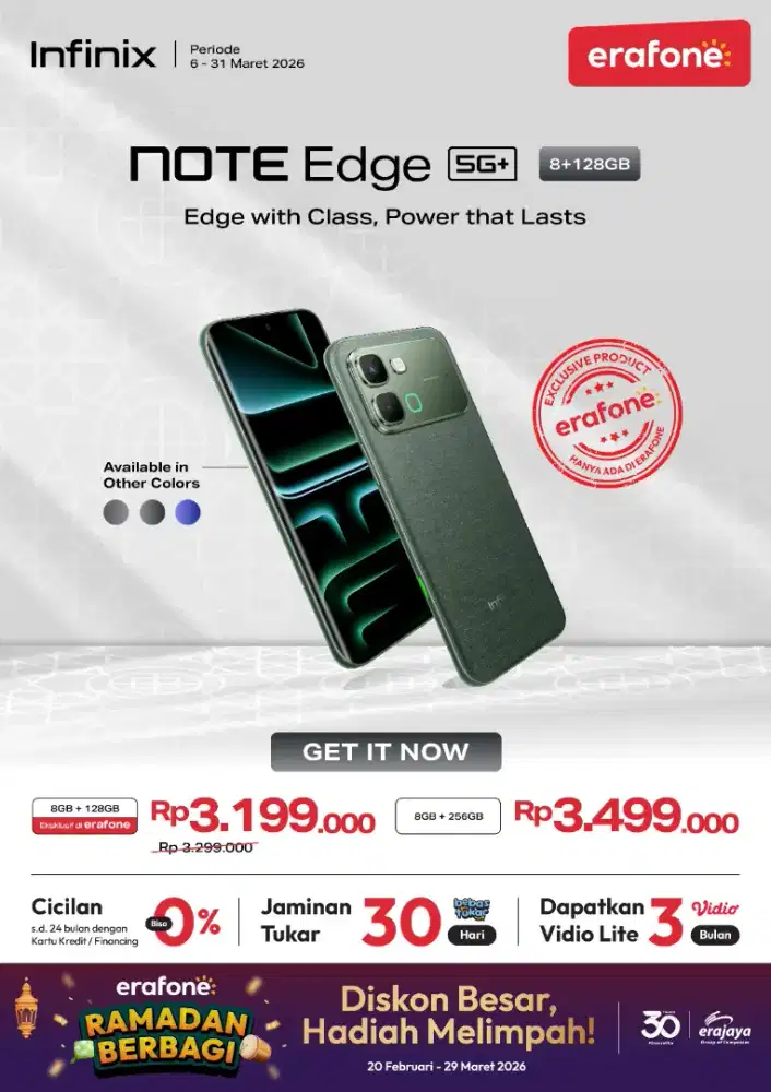 INFINIX NOTE EDGE 8/128
