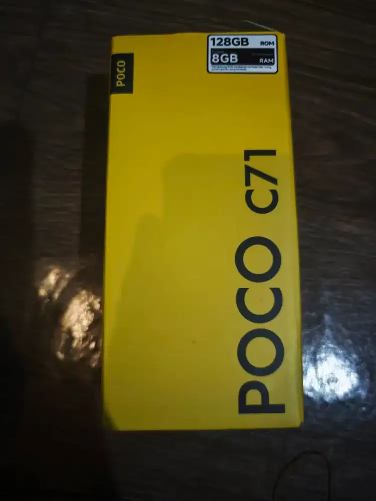 POCO C71 Blue 4+4GB/128 cuma buka segel belum dipakai