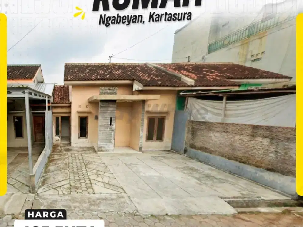 Dijual Rumah Nyaman dengan Halaman Depan Ekstra Lega di Perum Amarta Indah Kartasura