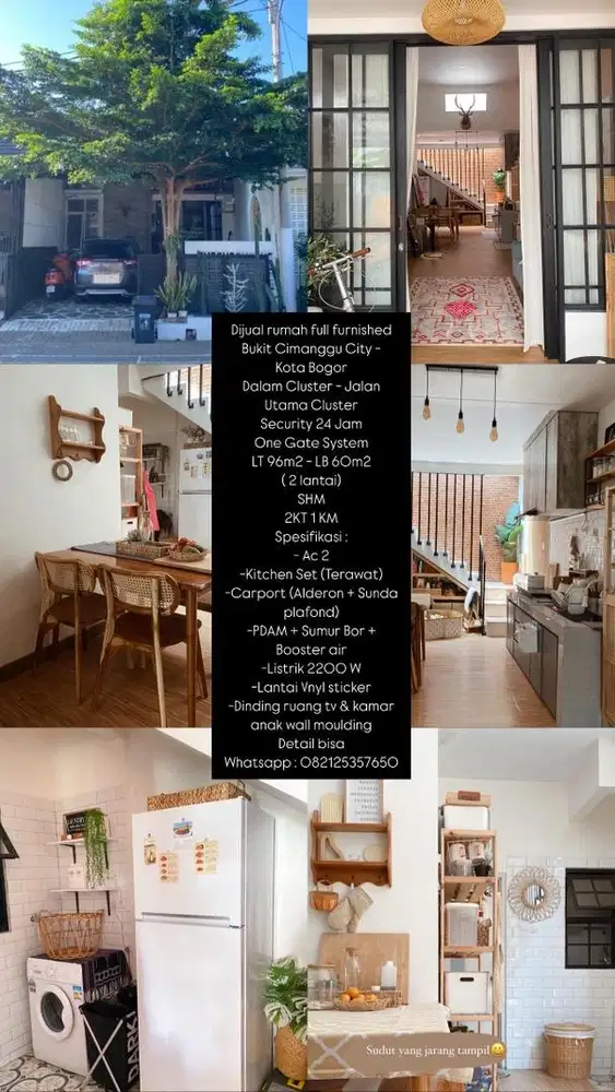 Rumah dijual di bukit cimanggu city kota bogor