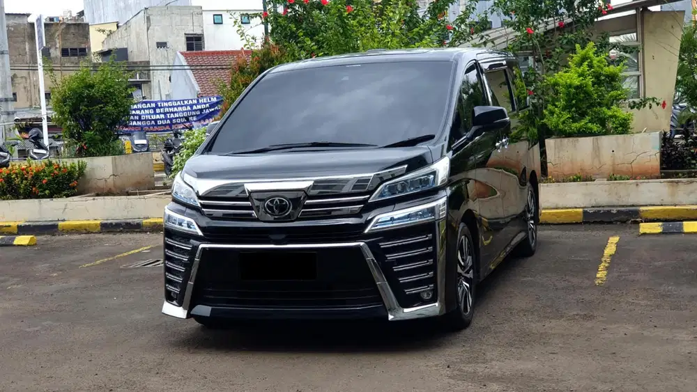 Toyota vellfire g tss 2022 hitam sunroof