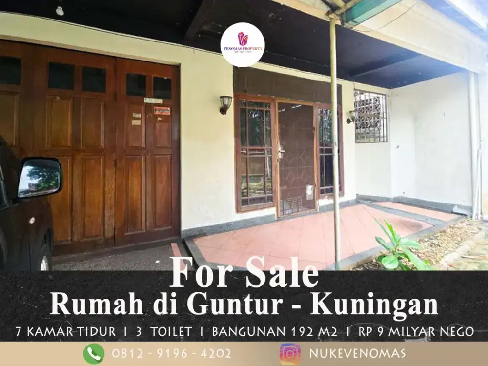 Dijual Rumah di Guntur - Kuningan Jakarta Selatan Strategis