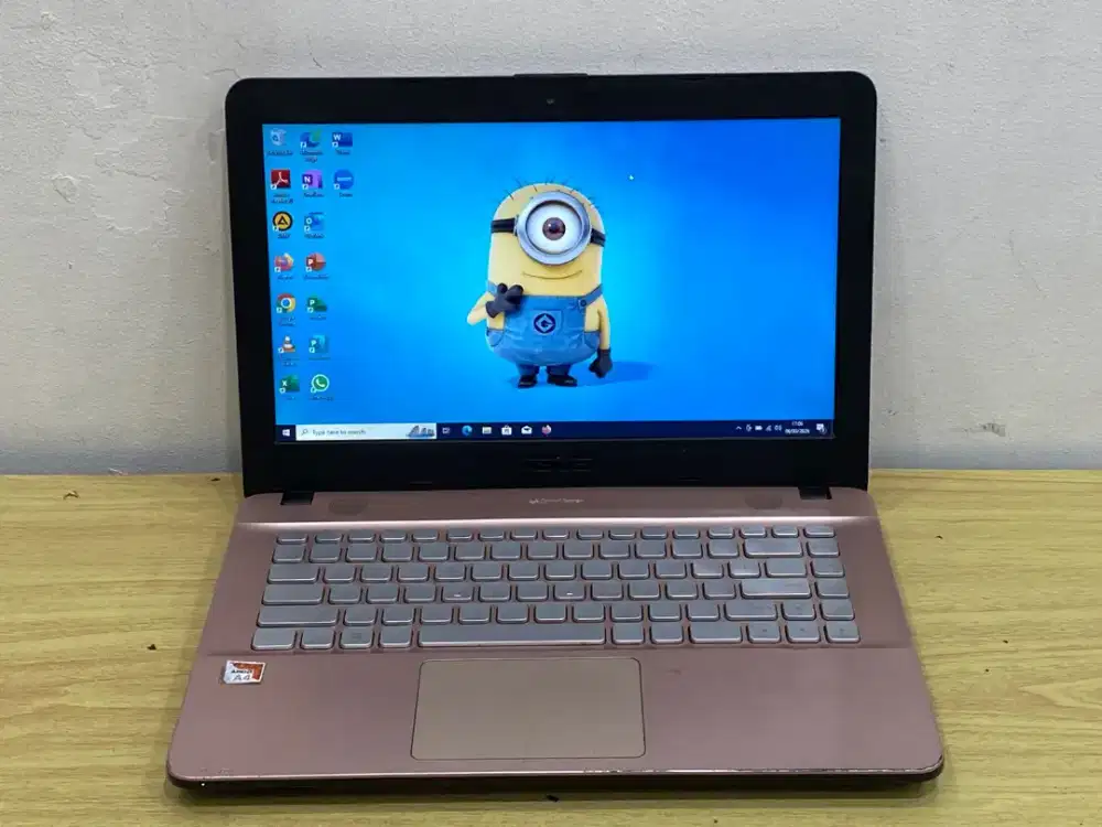 Laptop Asus X441BA Prosesor AMD A4-9125 RADEON R3, RAM 4GB/ SSD 128GB