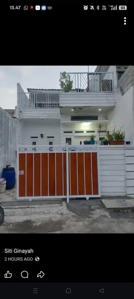 Dikontrakan Rumah minimalis american style