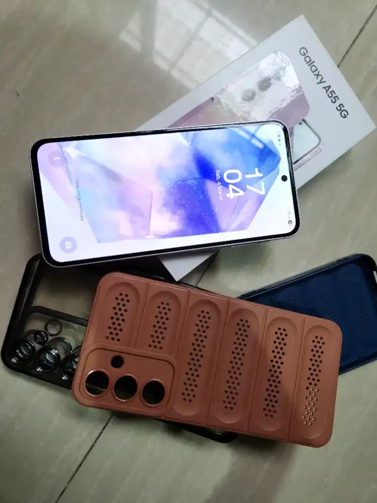 Samsung A55 Pink Lengkap No Minus RAM Jumboo