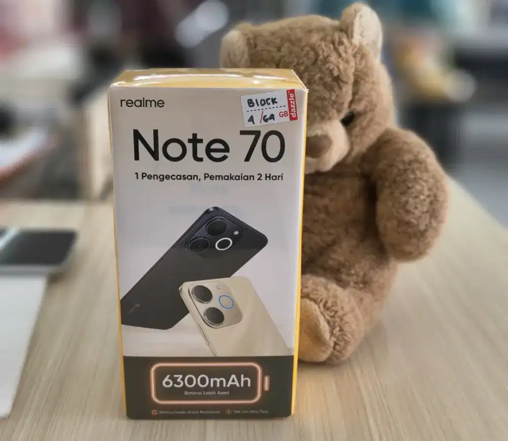 REALME NOTE 70 4/64 BARU