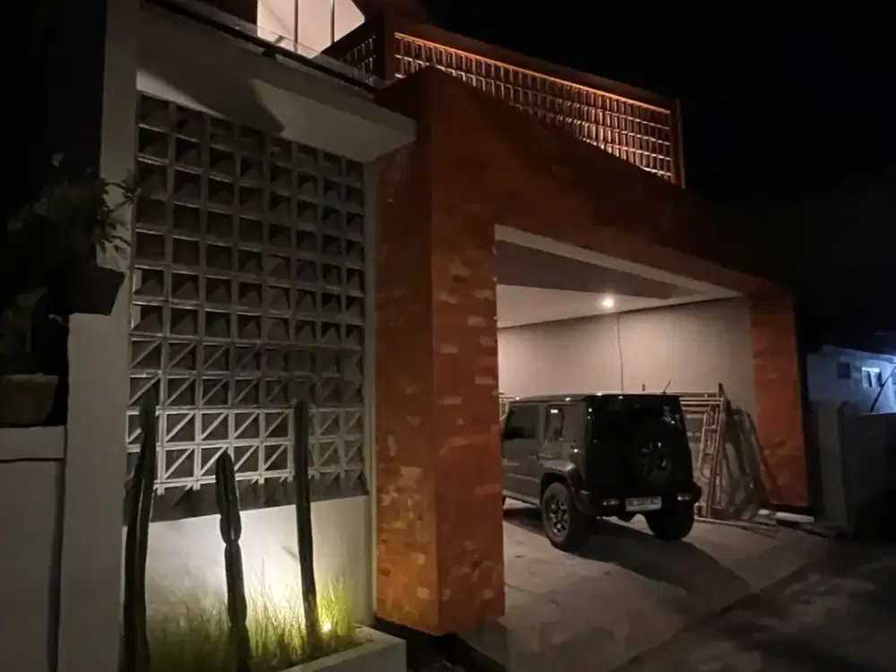 Jual Villa New Modern Minimalis Lantai 2 Fully Furnished Di Area Batur Sari Sanur Bali.