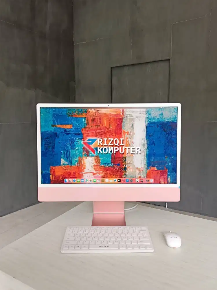 Imac M1 2021 Apple M1 Cpu 8 Core  Ram 8GB  SSD 512GB