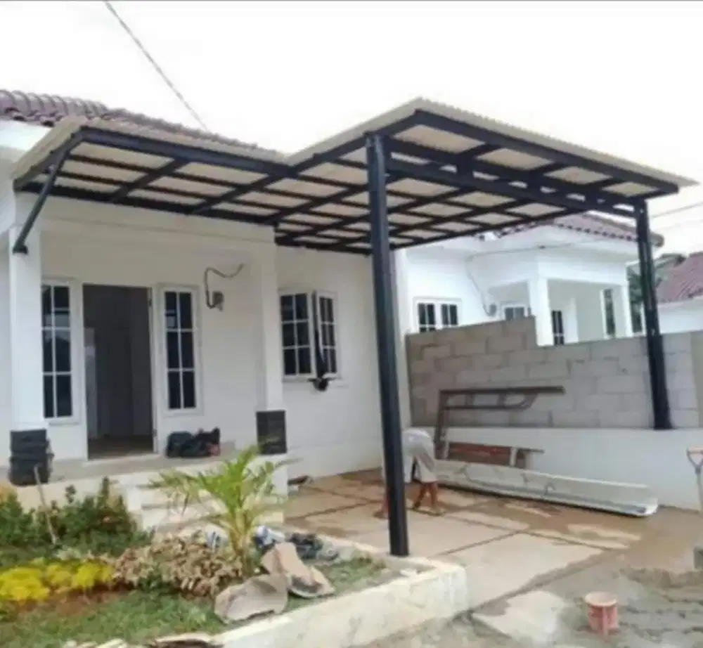 Kanopi rumah, kanopi baja, plafon, gudang