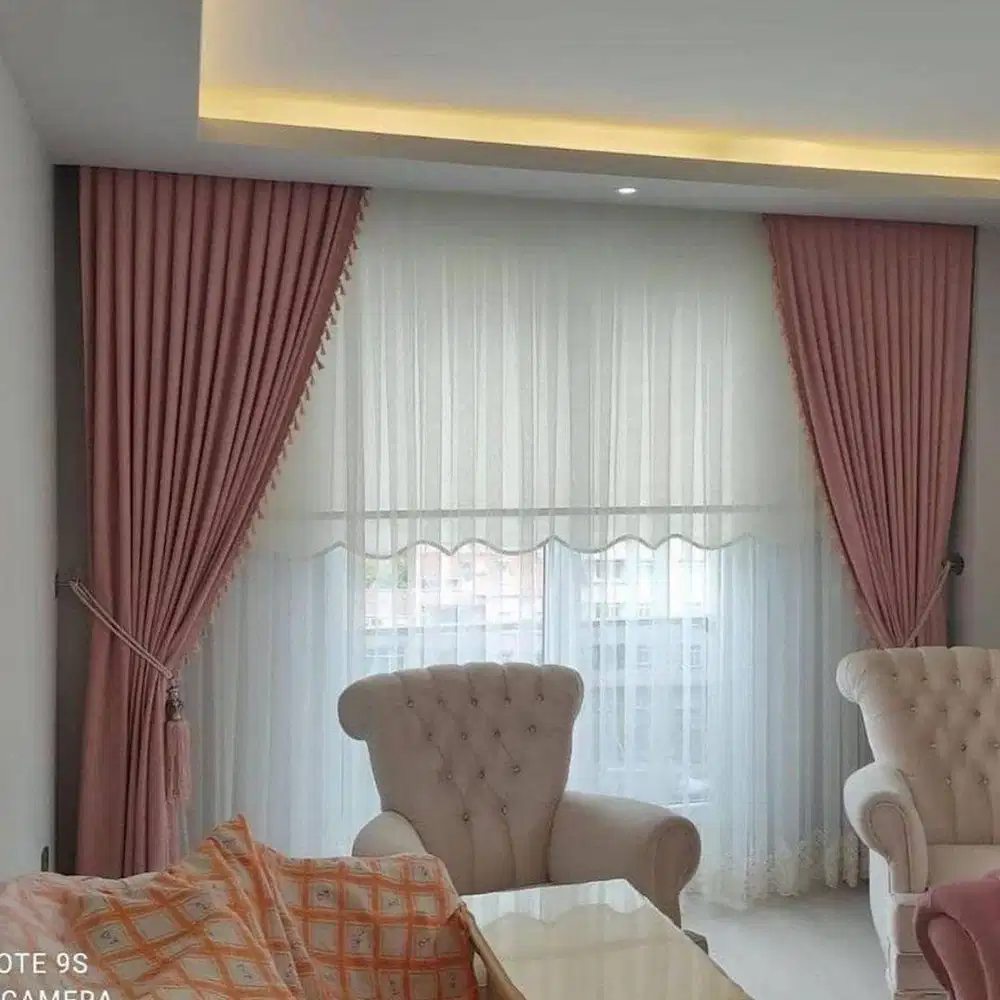 Jual Tirai Gorden Jendela Gordyn Mewah Hordeng Terbaru Murah