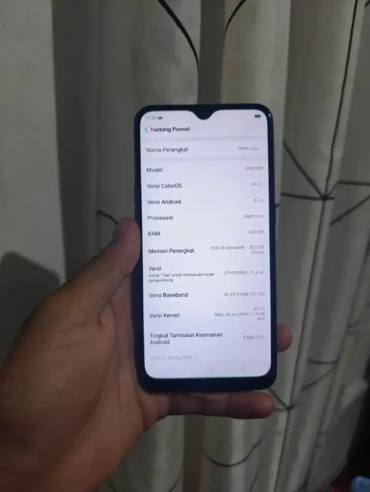 HP oppo a5s ram 3/32