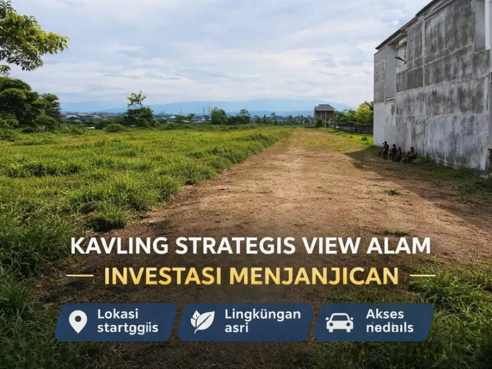 Dijual tanah di kawasan perumahan Bandulan Asri yang berada di wilayah Bandulan, kota Malang