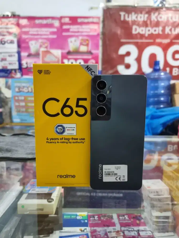 Realme C65 ram 8+8/128gb NFC lengkap