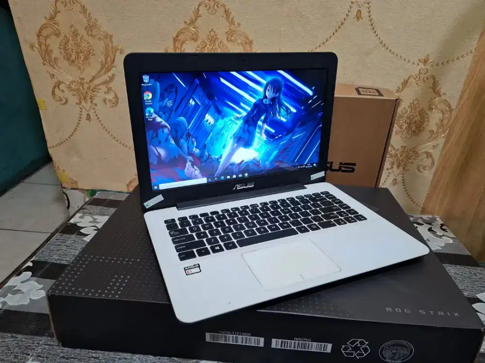 Laptop Asus X455WA- Amd E1-6010 Radeon -HDD 500GB -4GB - SIAP PAKE