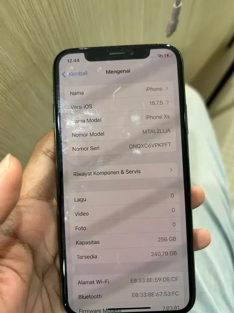 Iphone XS 256GB Ex inter All Operator