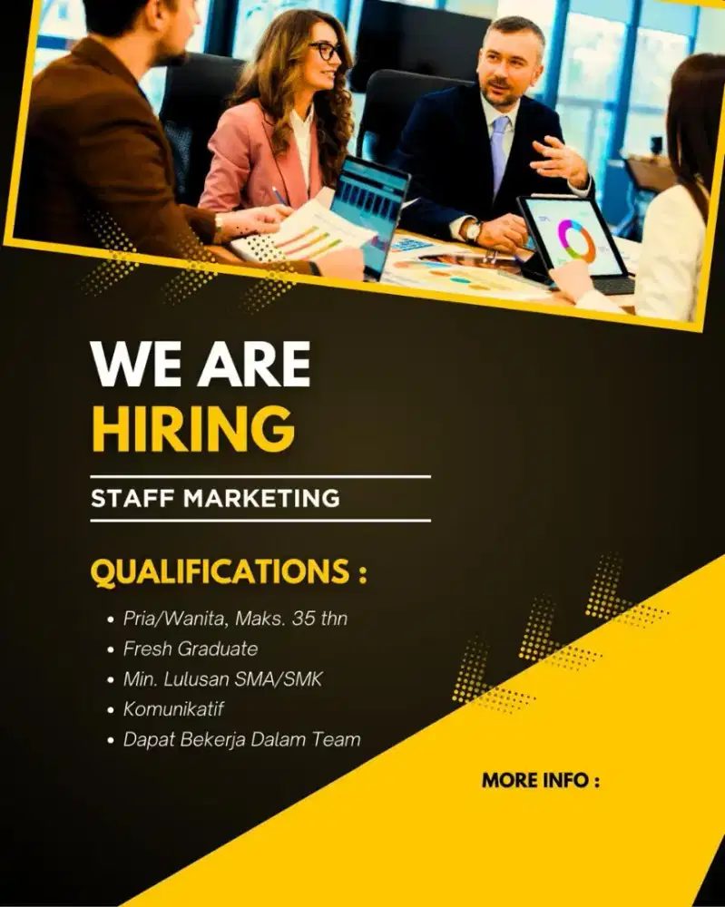 Marketing staff office