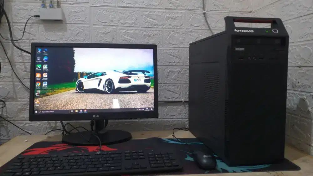 Komputer Lenovo Lengkap Siap Pakai