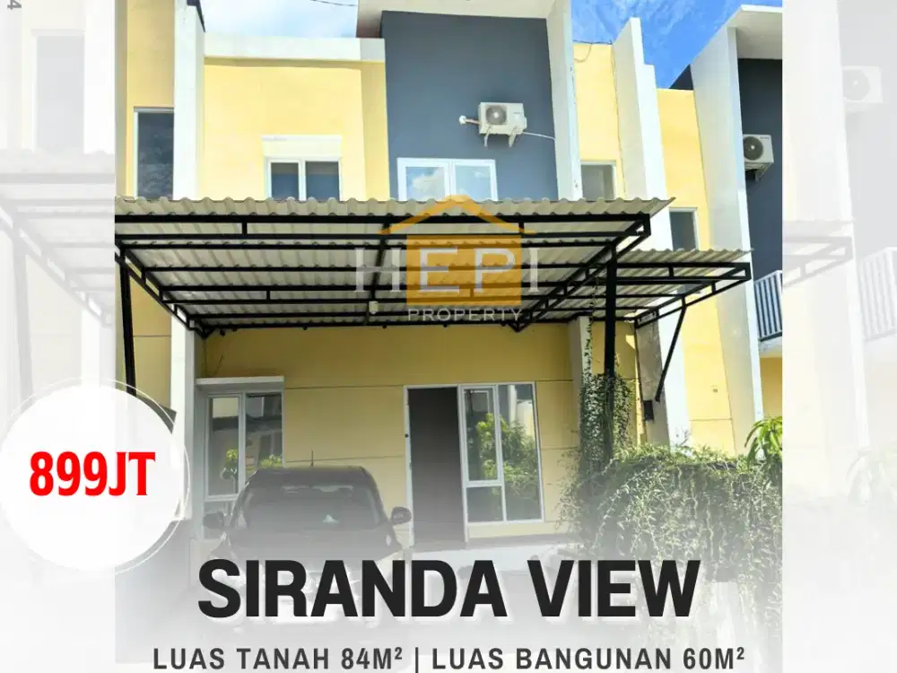 Dijual Rumah Siap Huni di Cluster Siranda View Tembalang Semarang