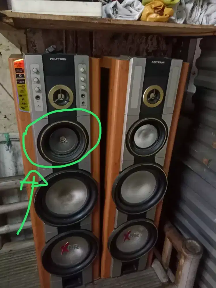 Speaker Polytron XBR Normal bass mantap