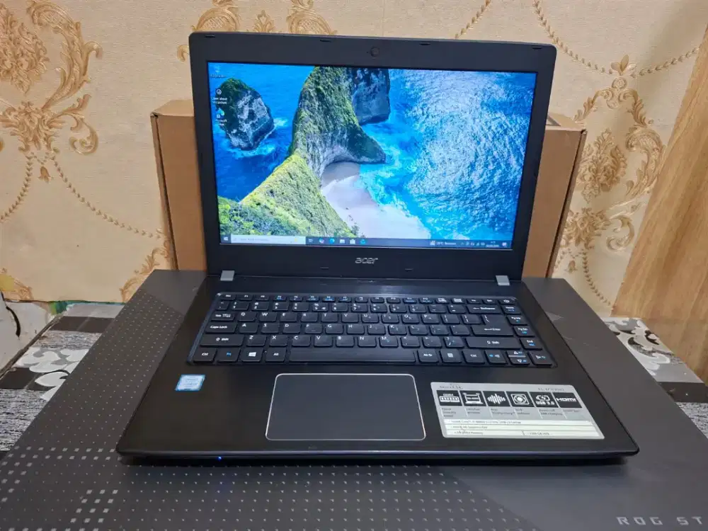 Laptop Acer E5-475 -CORE I3 GEN6 -SSD 256GB -8GB -Desainer