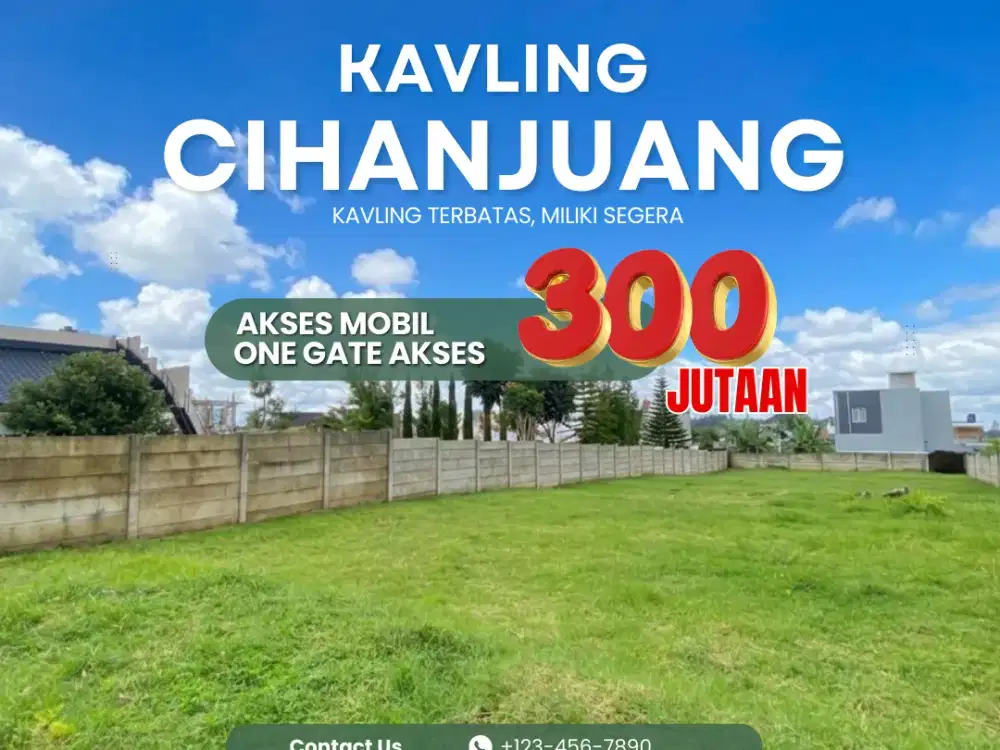 Tanah Murah Area Cihanjuang – Dalam Komplek, Harga Mulai 300 Jutaan