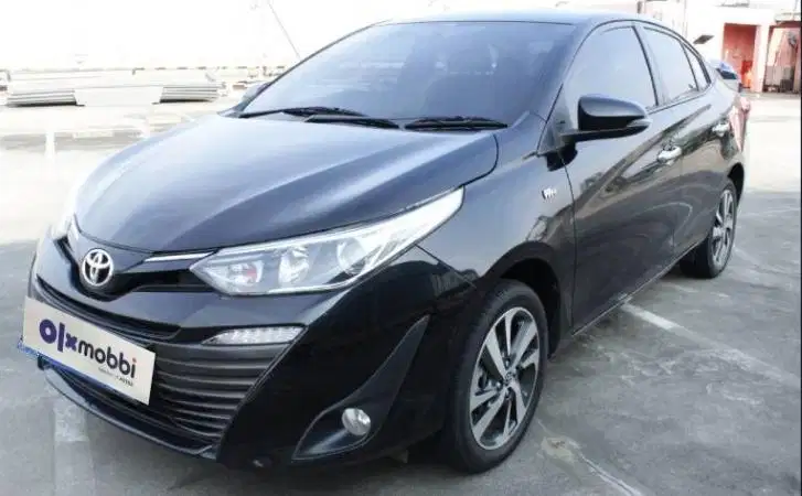 TDP 9,JT, Toyota Vios 1.5 G Bensin-AT Hitam 2020