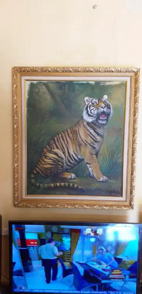 Dijual lukisan cat kanvas