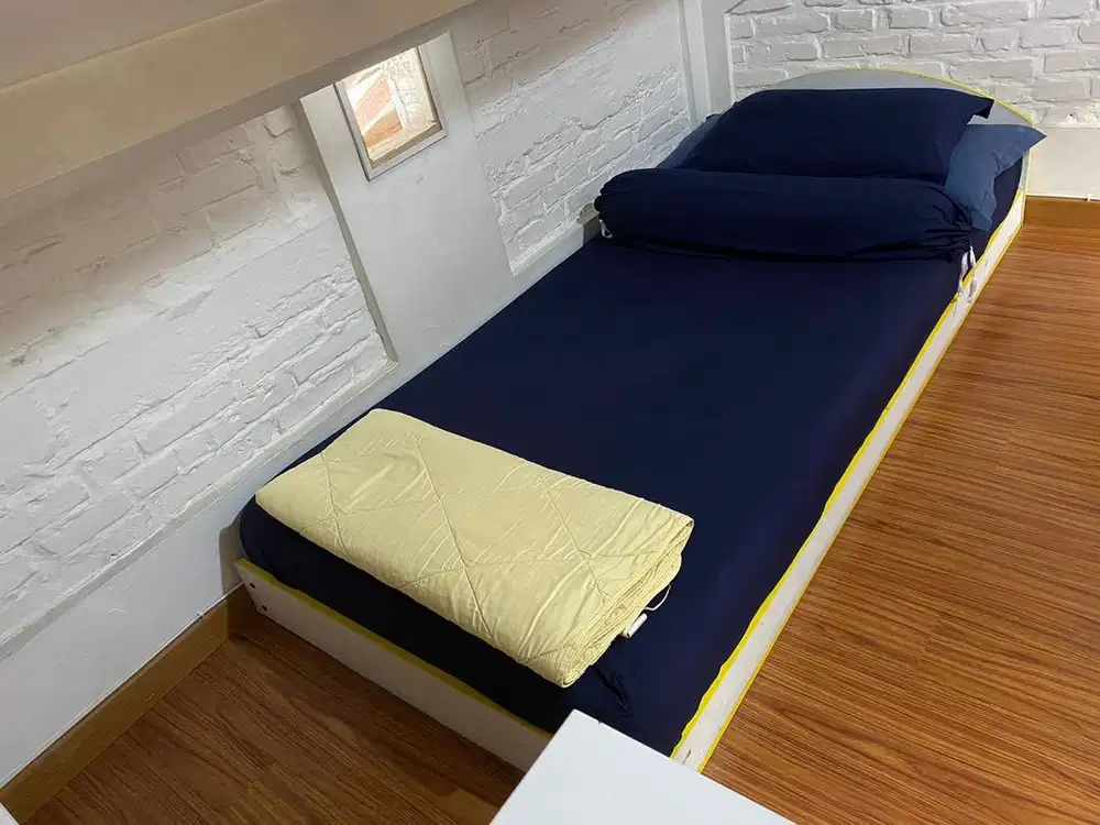 dipan tempat tidur olympic & kasur