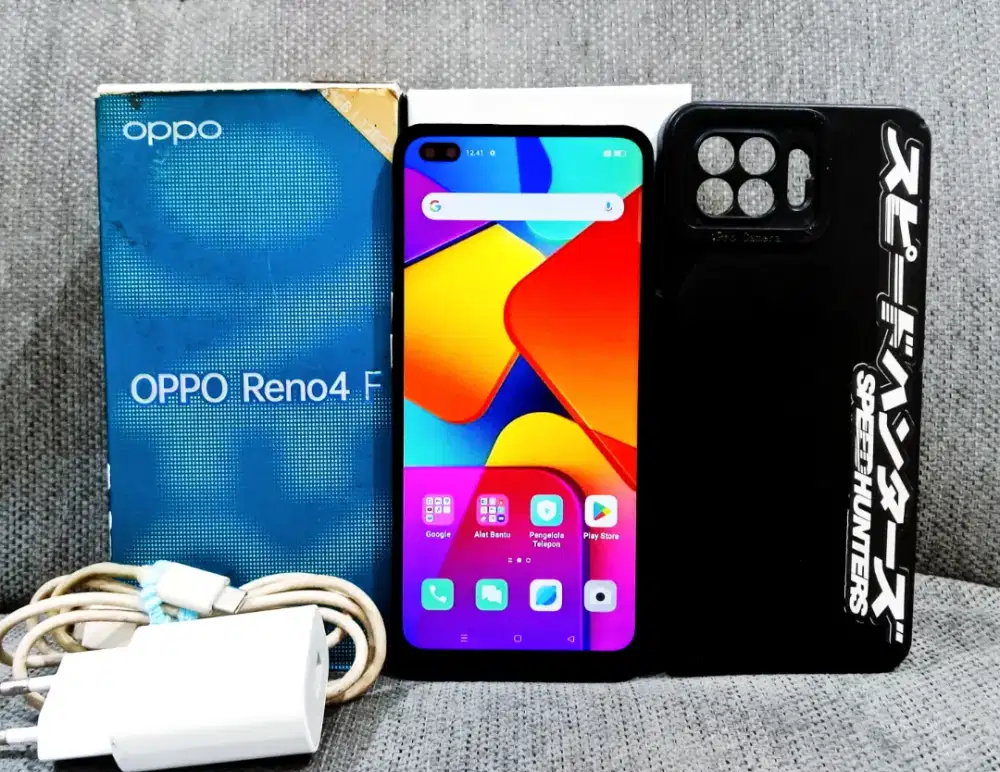 OPPO RENO 4F 8GB/128GB LENGKAP