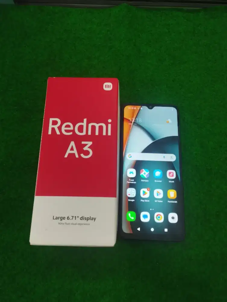 redmi A3 ram 4/128gb lengkap mulus