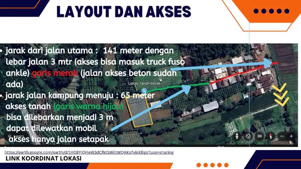 Dijual Cepat Tanah dekat Pasar Karangploso Kab Malang