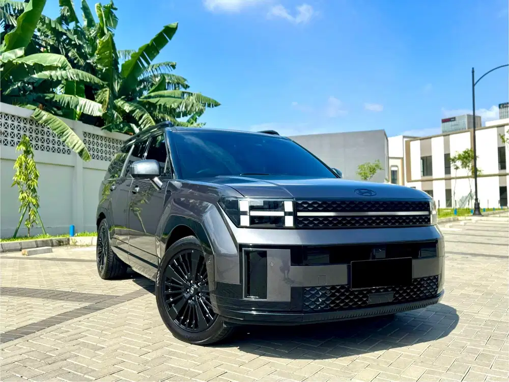 (KM 12 RIBU) Hyundai Santa FE Hybrid Calligraphy Abu-Abu 2024! Gress