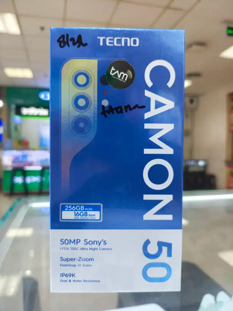 CAMON 50 8/256GB Cicilan Bunga 0%