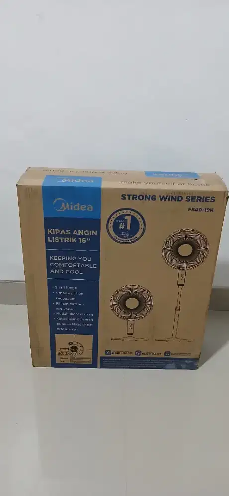 Di jual kipas midea baru (dapat hadiah doorprize)