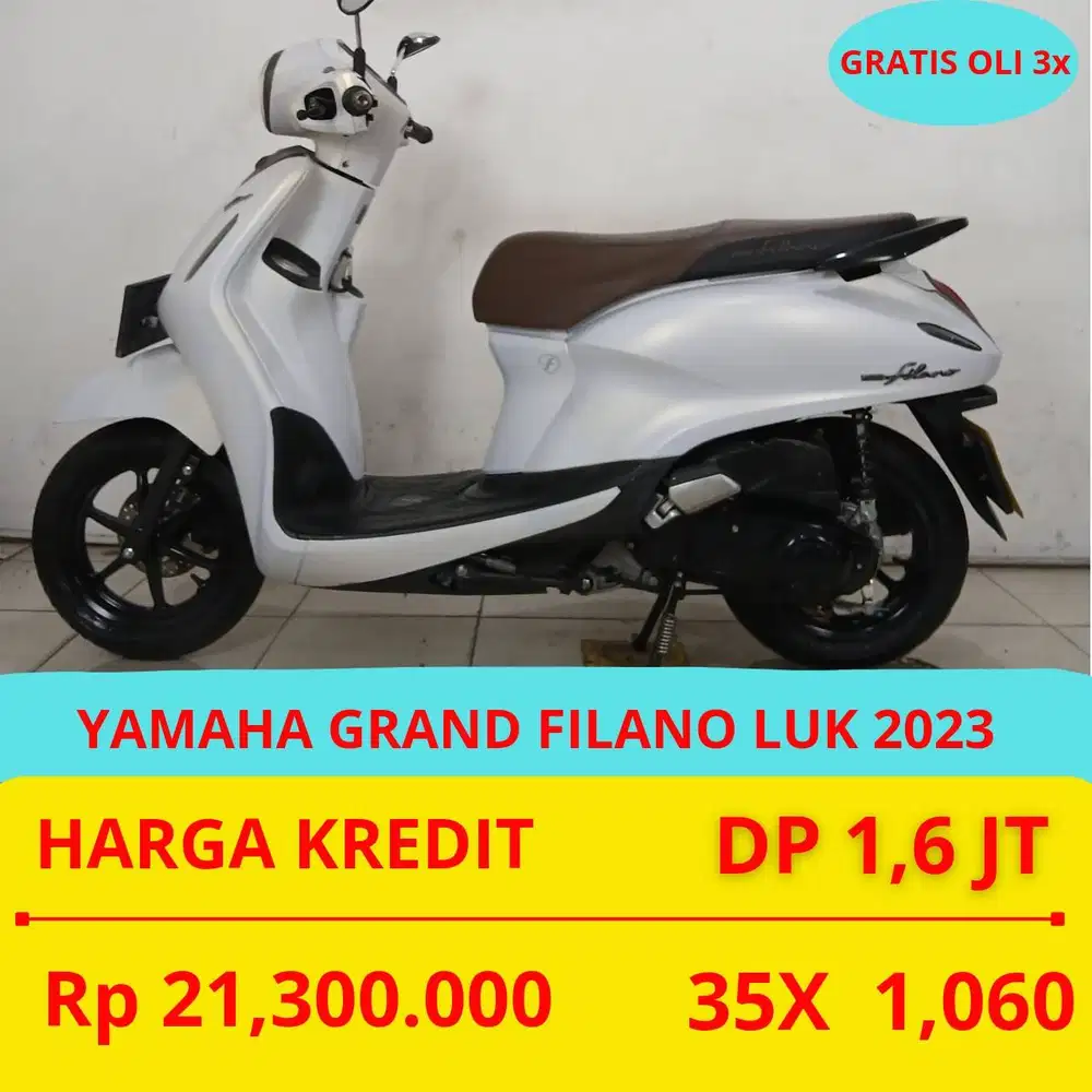 PROMO SUKSES MOTOR YAMAHA GRAND FILANO LUK 2023 DP MURAH 1,6 JUTA