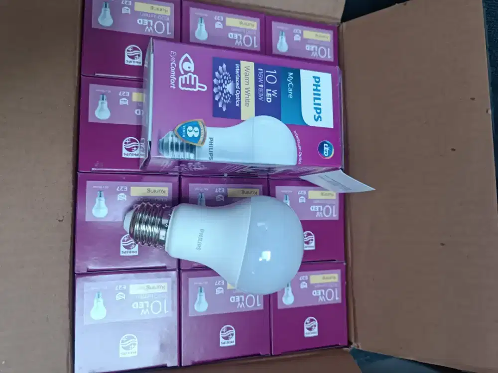 Jual Murah Lampu LED Phillps 10 watt/sinar kuning