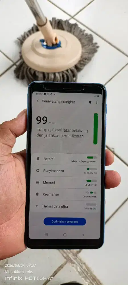 Samsung a7. 2018 NFC 4/64 no mnus