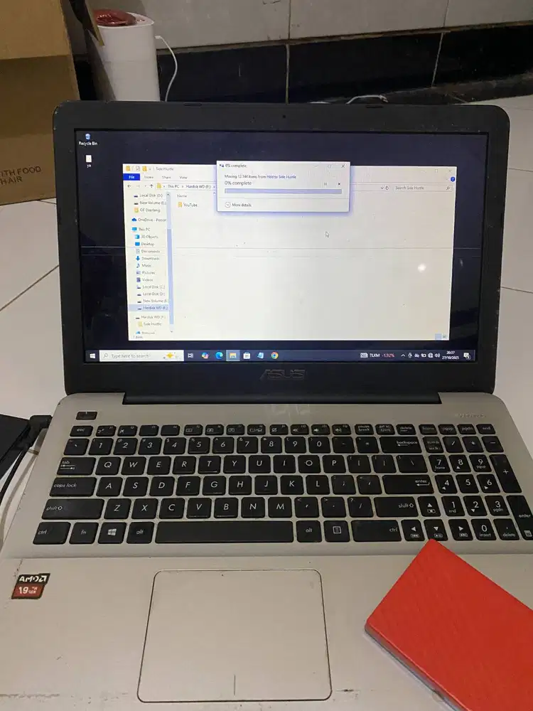 LAPTOP MURAH ASUS X555BA AMD A9 / RAM 8GB / SSD 128GB