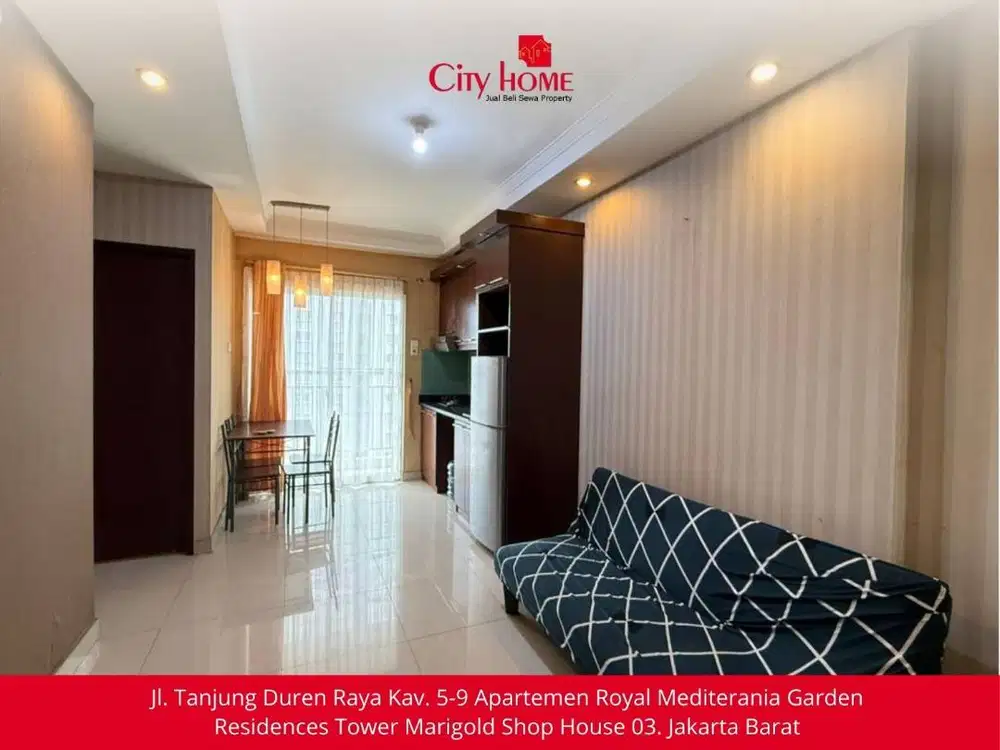 Disewakan Murah Apartemen Semi Furnished Medit 2, Jakarta Barat